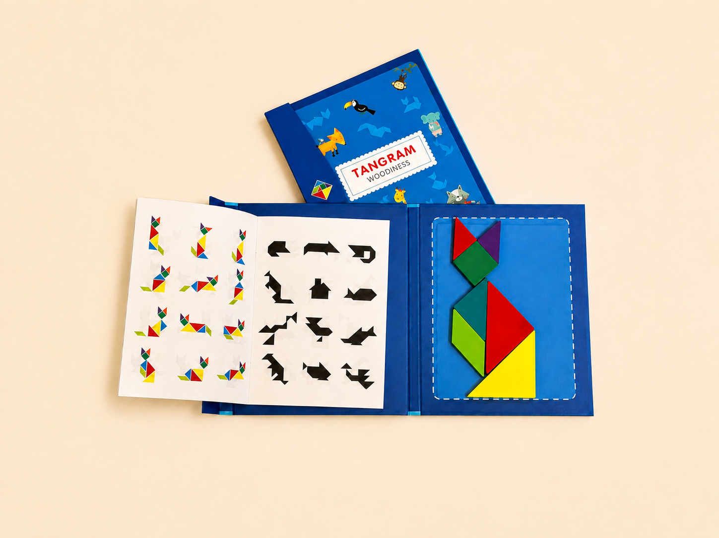 Drvena mozgalica Tangram
